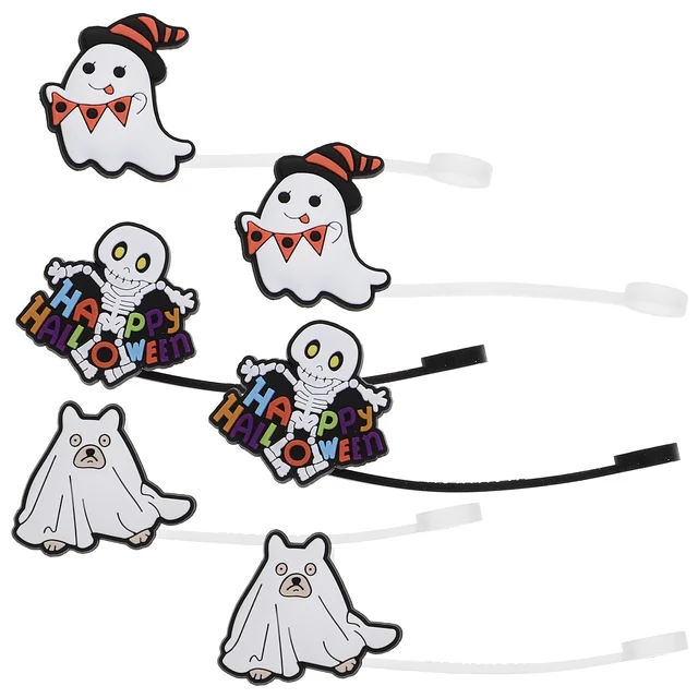 Halloween Ghost Straw Toppers 1