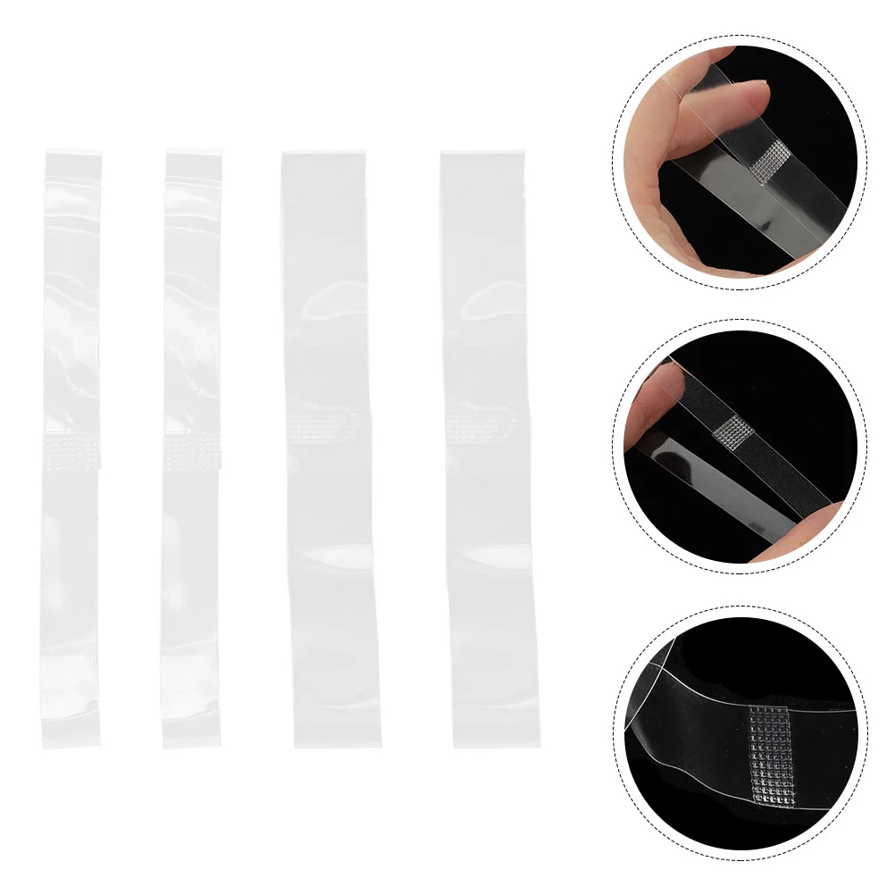 

2 Pairs of Elastic Shoe Straps Female Transparent Heel Straps Replaceable Female Ankle Straps