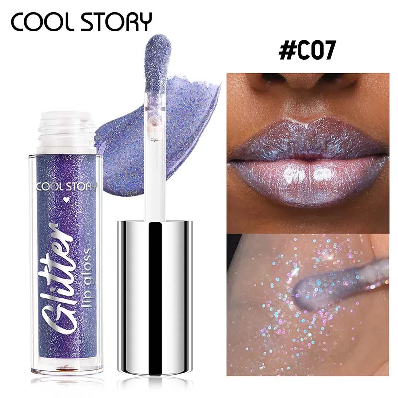 Radiant Shine Glitter Lip Gloss - Shimmering Pearl & Moisturizing Tint