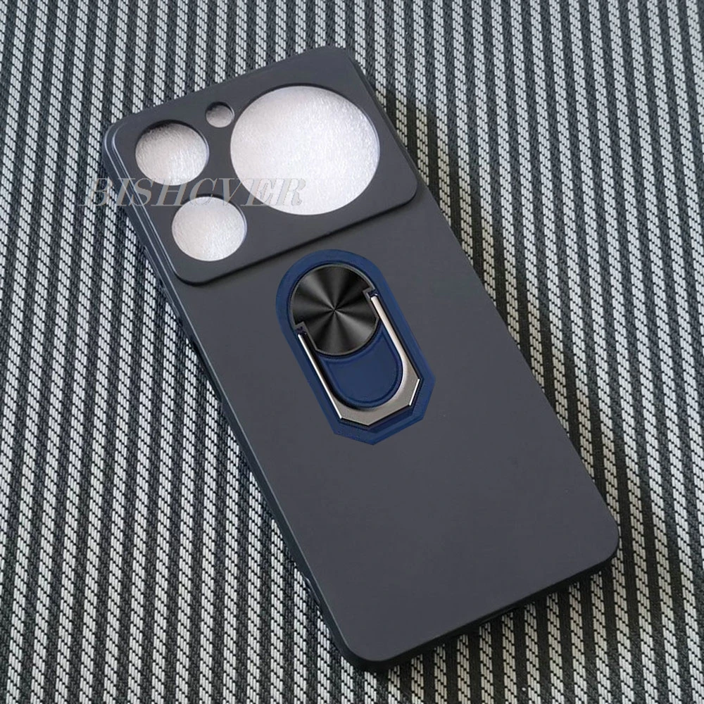 Magnet Phone Case For ZTE Nubia Music 6.6" Protective Film ON ZTENubiaMusic NubiaMusic Z2353 Soft Silicone Case With Ring Holder 3