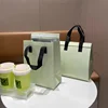 StoBag 10pcs Green Non-woven Insulation Tote Bag Portable Fabric for Food Drinks Package Keep Warm Cold Delivery Reusable Pouch 5