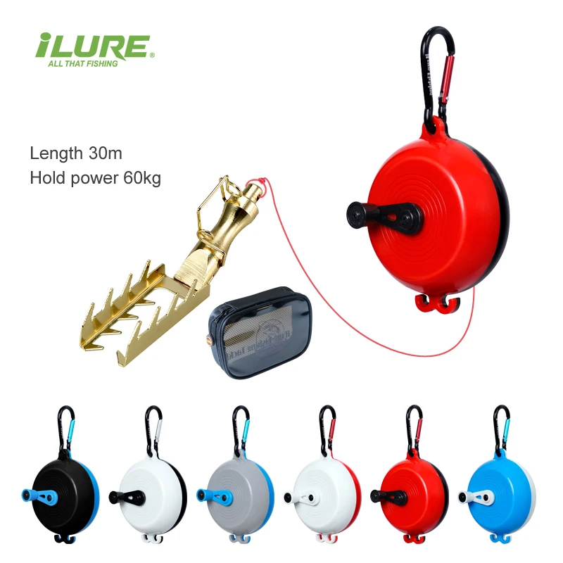 ILURE 30m Line Stainless Steel Rescue Hard Bait Equipment Stuck Fish Lures  Seeker Lure Retriever Bait Saver Fishing Accessories - AliExpress