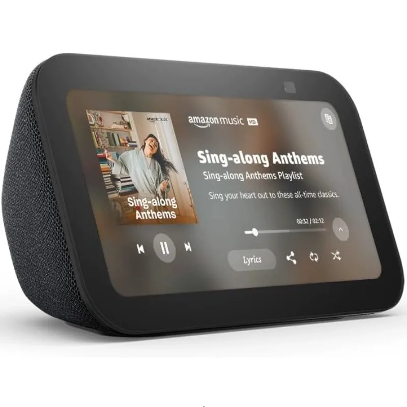 Original Echo Show 5 3nd Gen Smart Mini Wifi Alexa Voice Assistant Home Smart Display Speaker With 2x The Bass and Clearer Sound