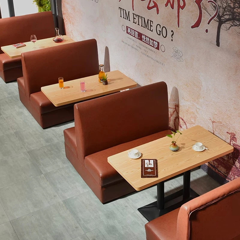 Modern European Restaurant Chair Simple Library Leather Cushion Restaurant Chairs Designer Salon Sillas De Comedor Furnitures