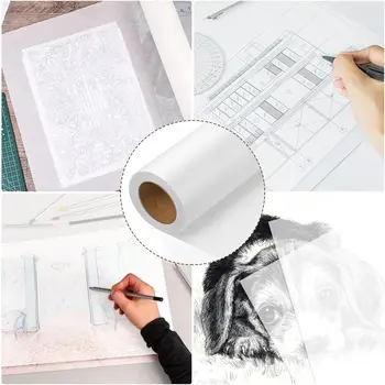 Carta Trasparente Bianca per Modellismo, Disegno, Cucito, Schizzi e Confezioni Regalo