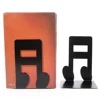 Black Chords Book Ends Organizer Book Stand Shelf Heavy Book Iron Bookends Book rack Stand Iron Home Desk Stationery 6
