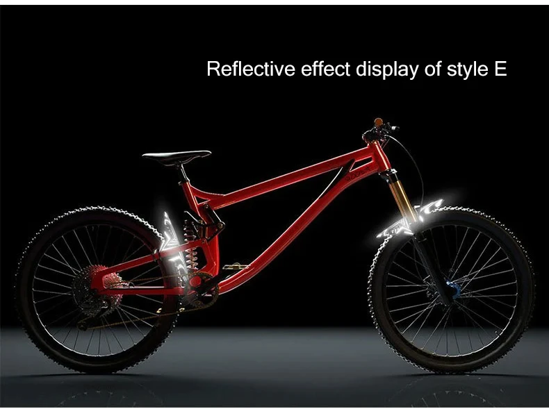 1pc Reflektierende Kotflügel MTB Fahrrad Kotflügel Geeignet für Gabel Hinterrad Kotflügel Reflektierende Schlamm Schutz Radfahren Teile – Detail 11