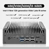 Intel Mini PC i3 N305 N355 N150 N100 Soft Router DDR5 4xi226-V 2.5G LAN Fanless Solid Firewall Computer Proxmox ESXi Host Server 5