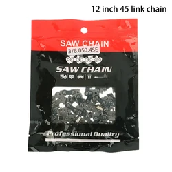 Premium Chainsaw Chain Replacement for Metal Electric Saws - Professional Grade Accessories (12inch 45link chain)