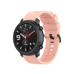 Universal Silicone Sport Watch Strap, 20/22mm - Durable Wrist Band - Other 22mm (Pink)