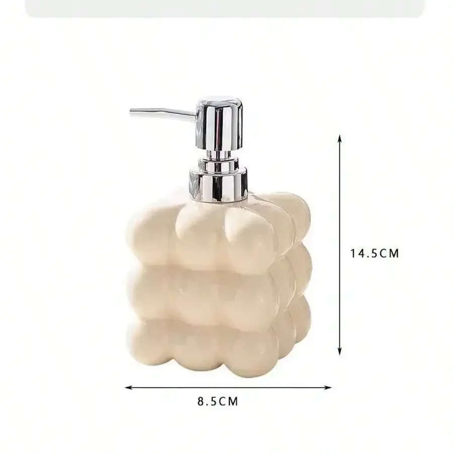 Creative Press Type Ceramics Lotion Bottle Home Use Bathroom Toilet Shampoo Shower gel Hand sanitizer Bottling bottle Dispenser
