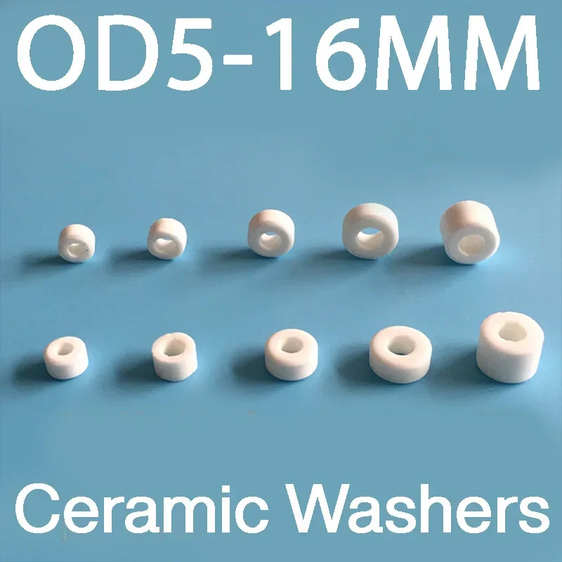 High temperature resistant insulating ceramic gasket and ceramic ring OD5-16MM