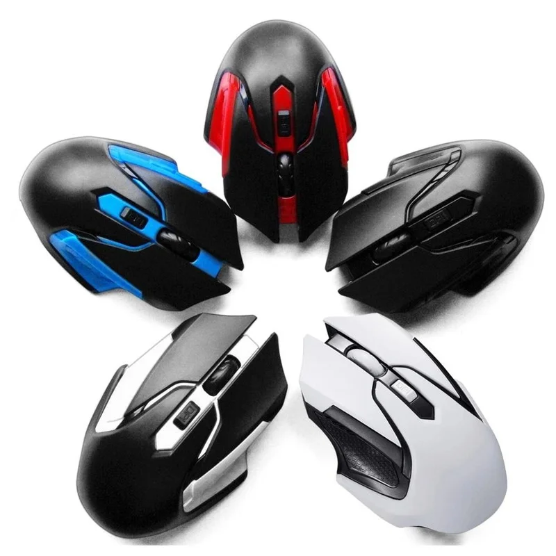 

2.4GHz Wireless Optical Gaming Mouse 1600dpi Silent Flashing Rechargeable Wireless Mice USB Game Backlight Mouse for PC Laptop