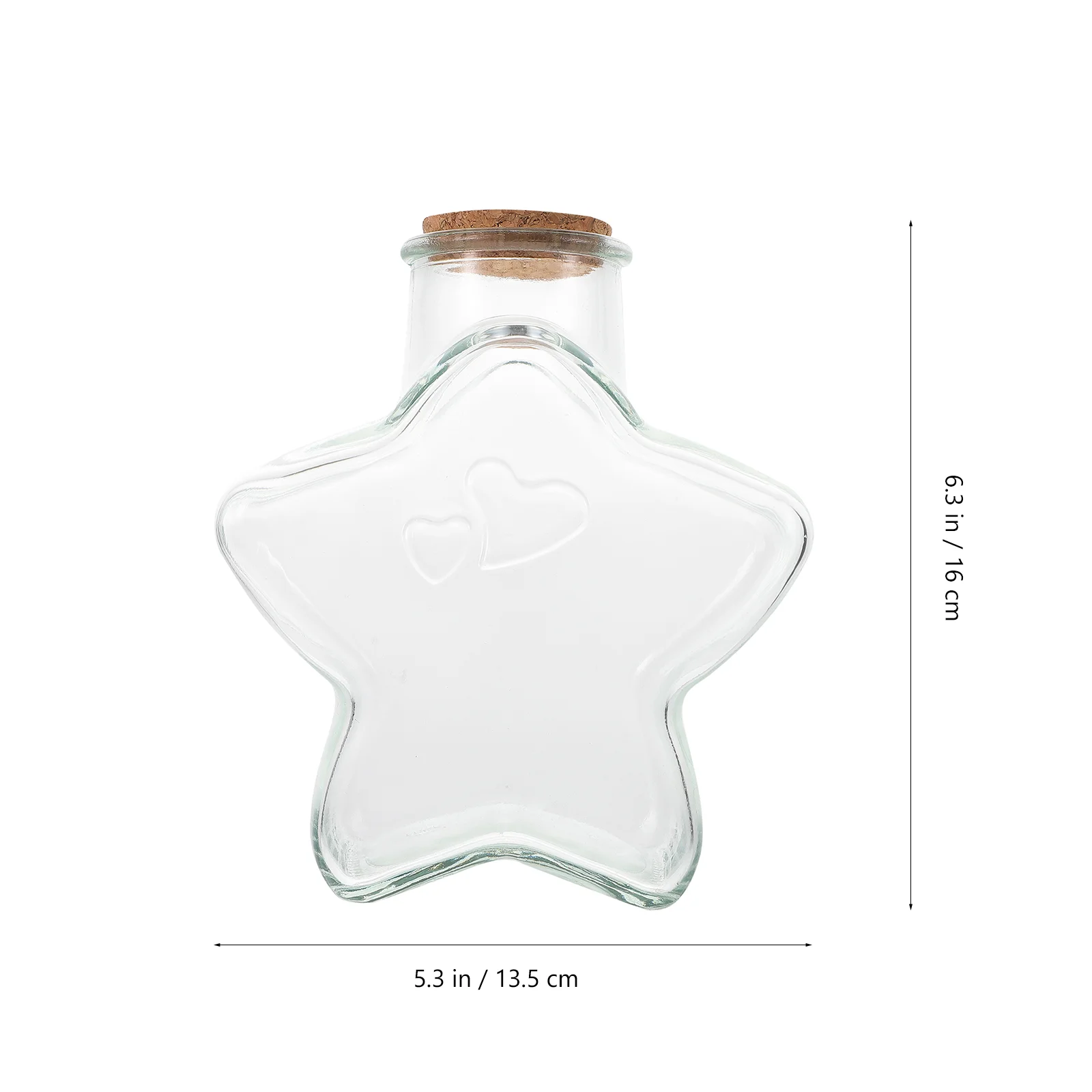 HLZC 350 Pieces Origami Stars Plastic Straw Kit with 2 Pieces Star-Shaped  Transparent Plastic Jars Wishing Bottle