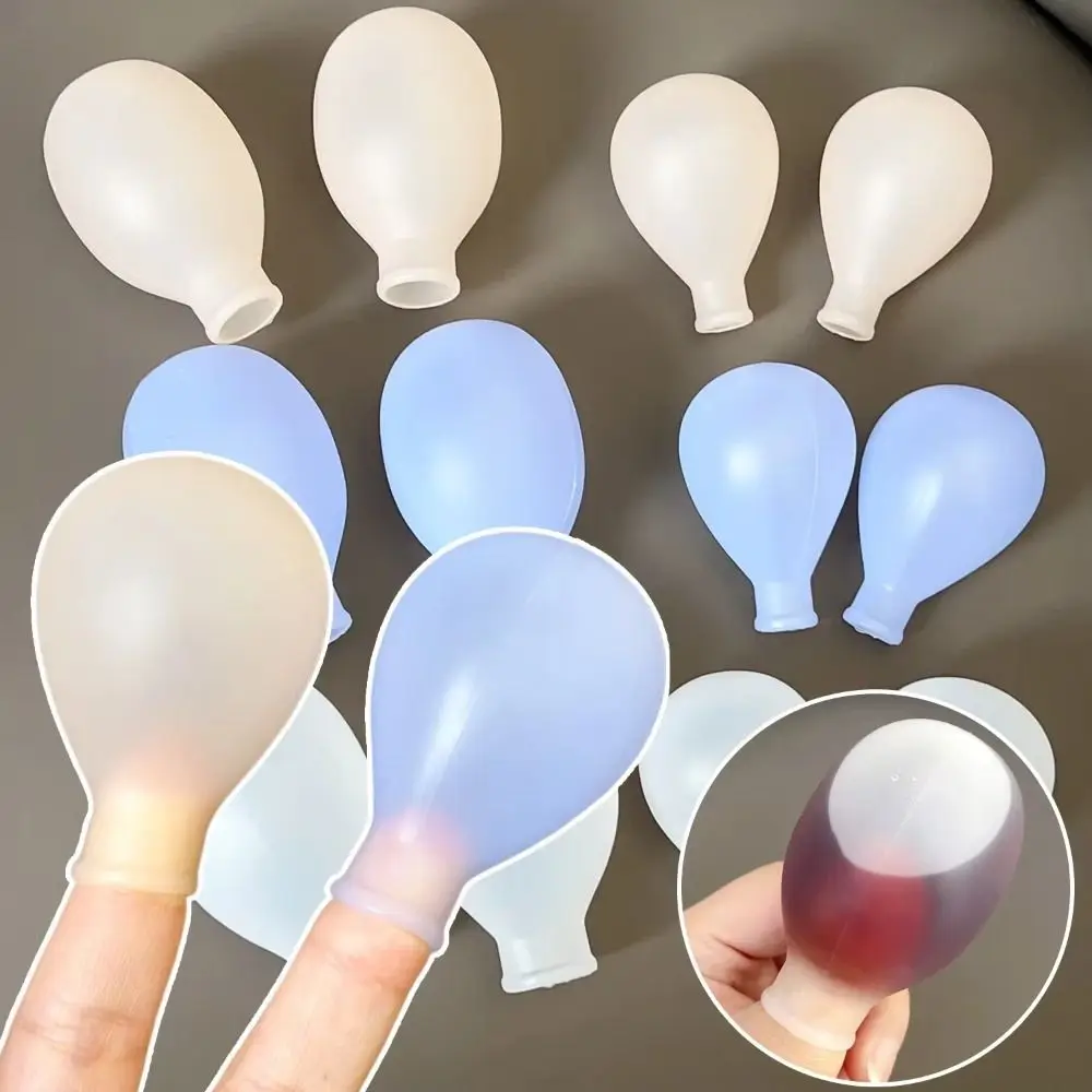 5Pcs Portable Silicone Protective Finger Cover Waterproof Infection Proof Finger Caps Finger Ice Packs Hand Foot Care Tools