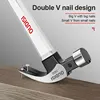 Multifunction Non-slip Shockproof Steel Hammer Hand Tool Magnetic Claw Hammer for Woodworking Automatic Nail Suction Hammer 6
