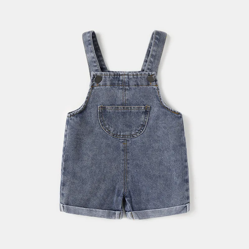 Infant Baby Boys Jeans Overalls Love Patch Pocket Denim Suspenders For 0-4T Kid Boys Solid Toddler Boys Jumpsuit Casual Clothes 6