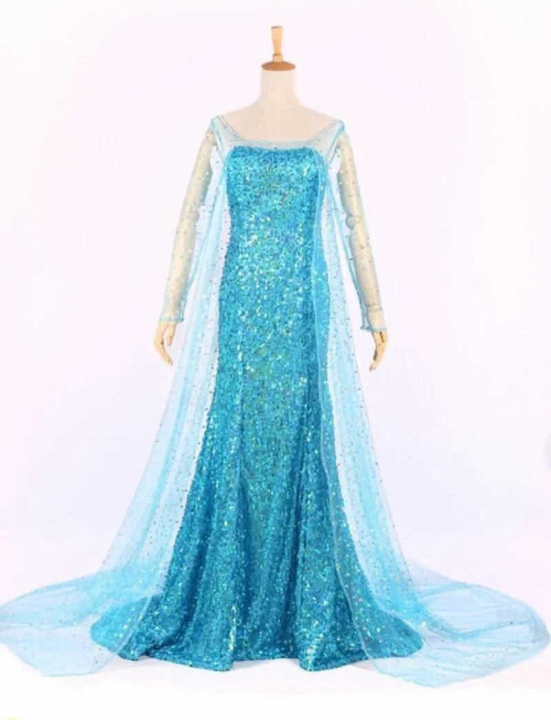 Elsa Dress Adult Female Cosplay Costume | Fruugo BH