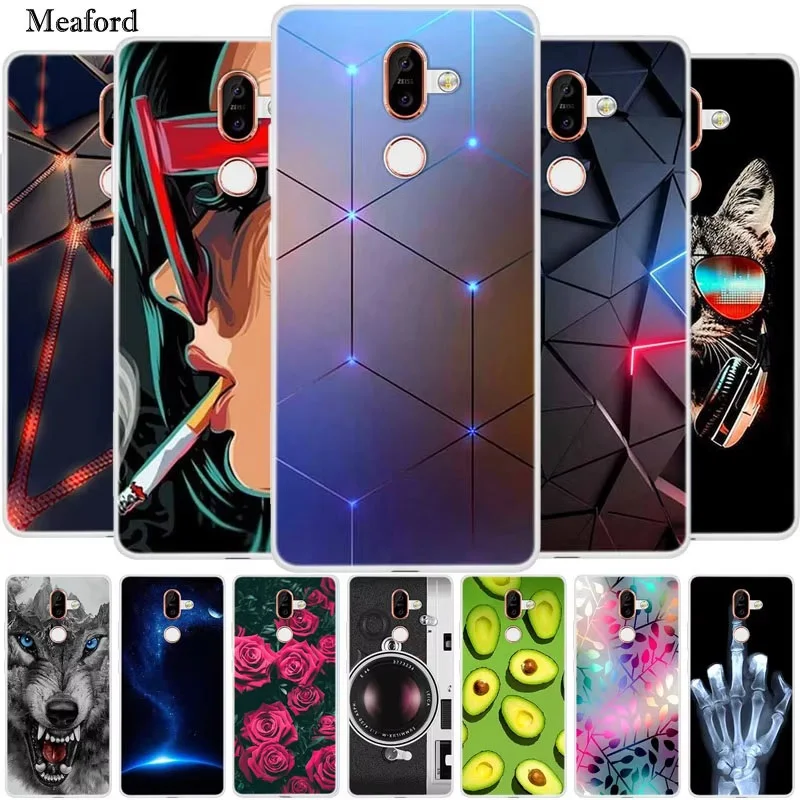 For Nokia Plus Case Animals Soft Silicone Back Cover Phone Case