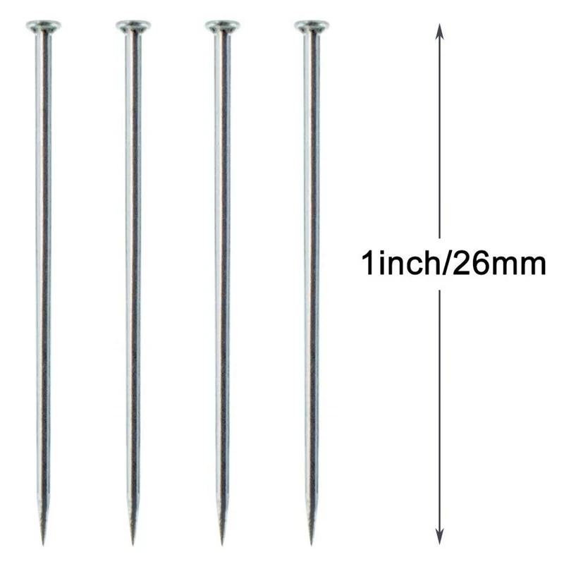 2000 Pieces Sewing Pins Head Pins Fine Satin Pin Straight For Dressmaker Jewelry Craft Sewing Projects(1Inch)-AT95