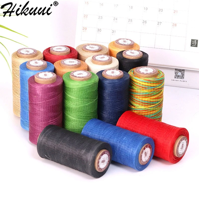 Leather Sewing Thread Repair Cord Hand Stitching Waxed Flat Thread For Leather Handicraft Tool