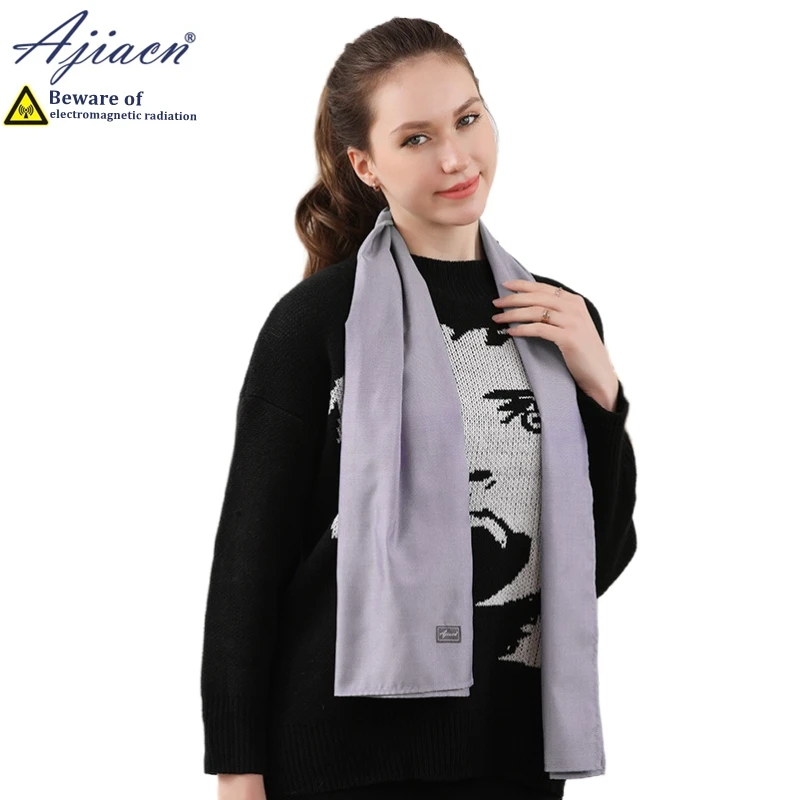Silver Fiber Anti Radiation Scarf for Electromagnetic Protection
