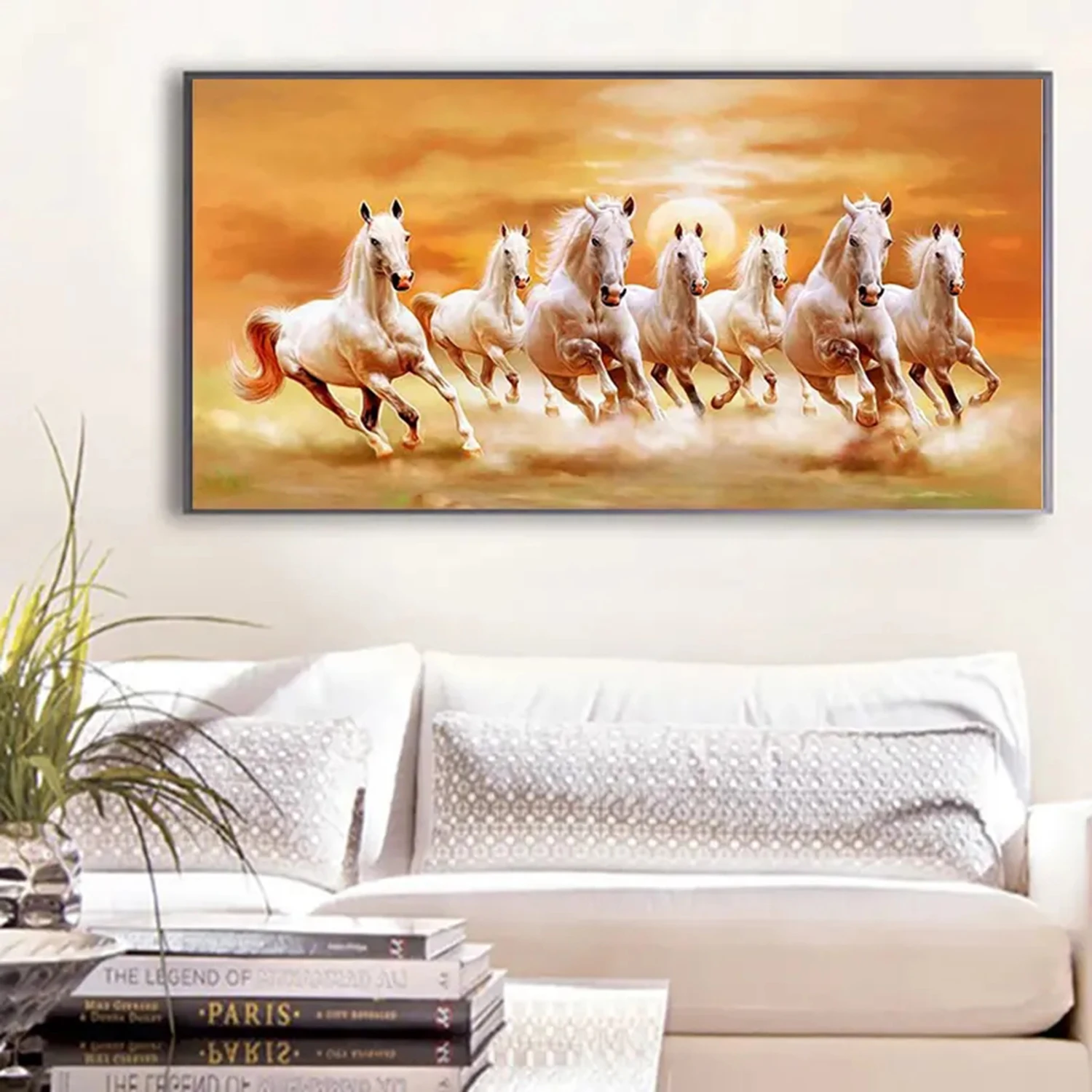 Kamy Yi 5d Diamond Painting Horse Diy Mosaic Animal Full Square