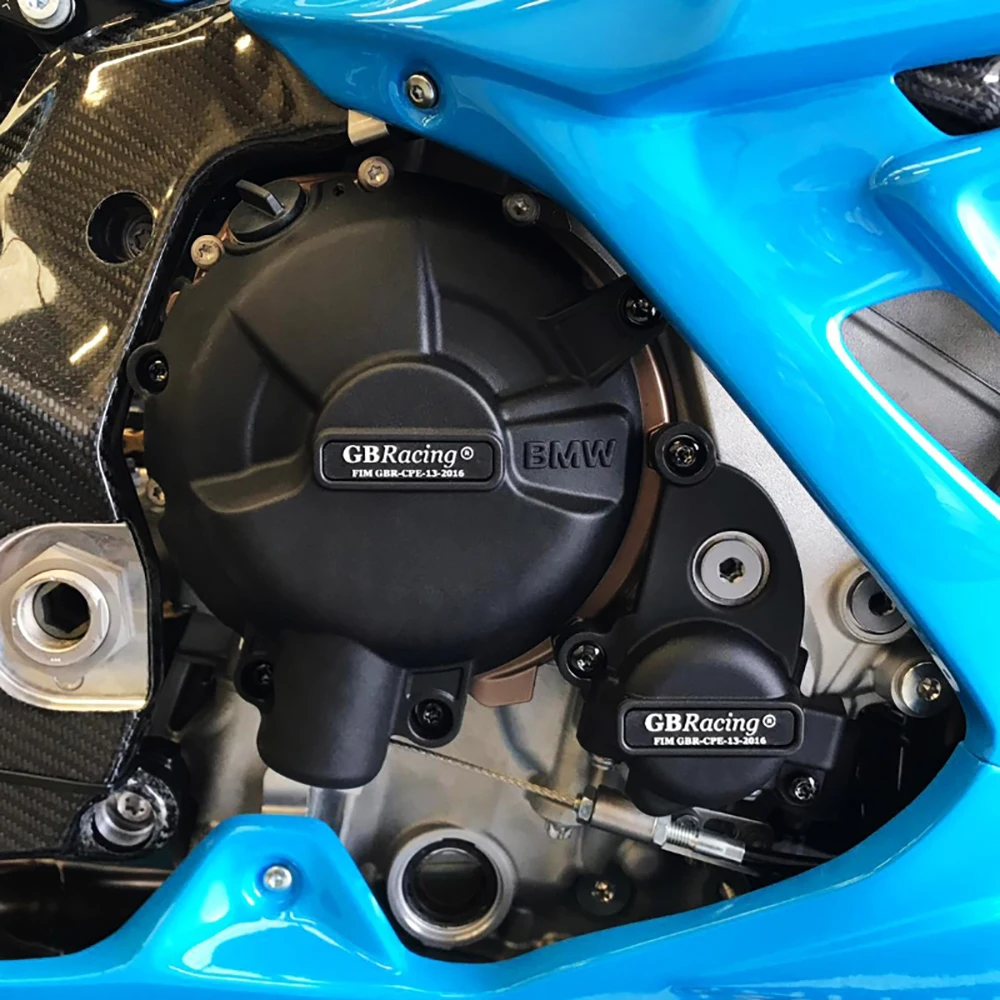 Motorcycle Engine Protective Cover Carbon Fiber Printing For BMW S1000XR