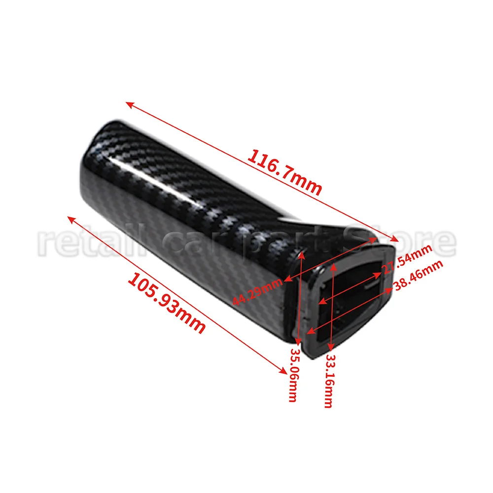 For BMW Front Handbrake Brake Handle Cover For 3 Series E46 E90 E91 E92 E93 F30 F32 F80 2005-
