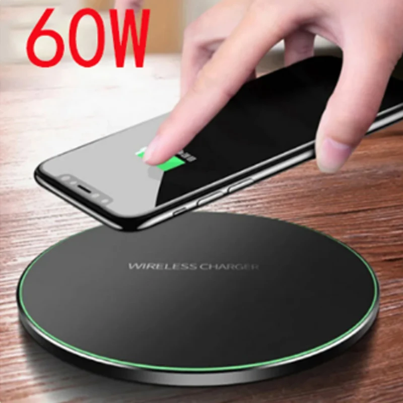 

60W Wireless Charger For Ulefone Power Armor 18 18T 19 13 14 Pro Armor 11 11T 12 12S 17 Pro Phone Wireless Charging Pad