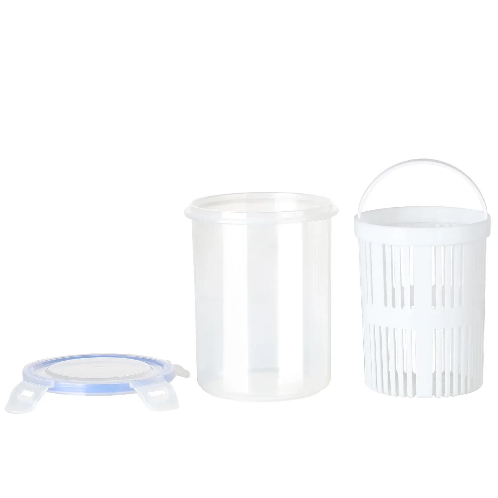 Pickled Fresh Box Multifunctional Food Container Bucket Of Pickles Flip Jar Dishwasher Safe PP Silicone Draining Basket 6