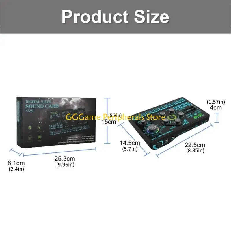 라이브 방송 멀티 플랫폼 호환 U55B 전화 스트리밍 사운드 카드