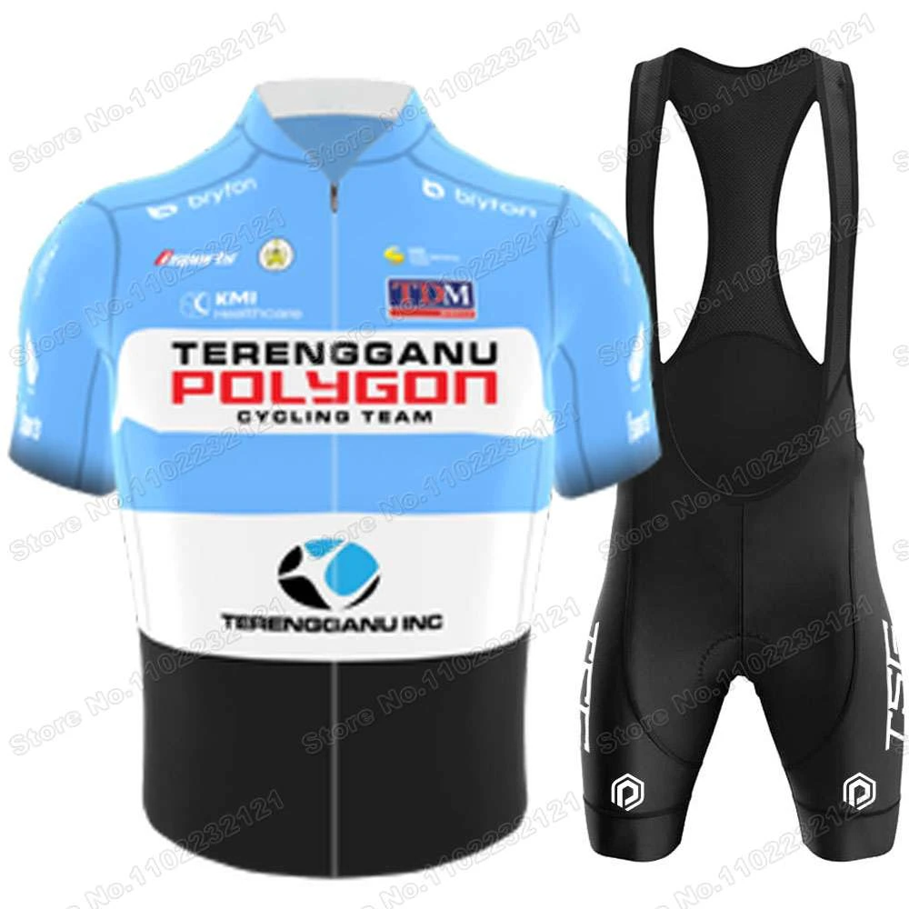 2023 Terengganu Polygon TSG Cycling Jersey Set Malaysia Pro Team