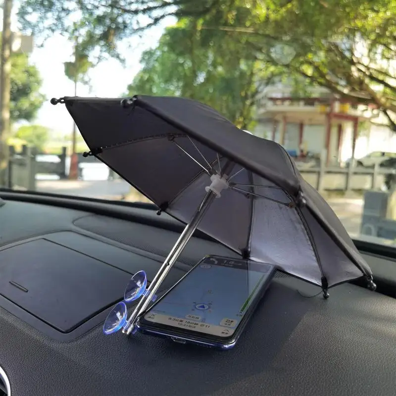 Mobile Phone Parasol Phone Umbrella For Sun Anti-Glare Sun Shade Cover Sun Shield Car Shade Visor Cell Phone Sunshade Holder