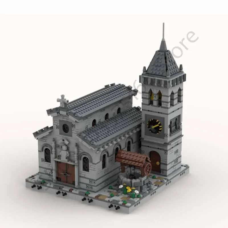 

Building Block toy MOC-33985 Medieval church model DIY assembly toy set Creative gift