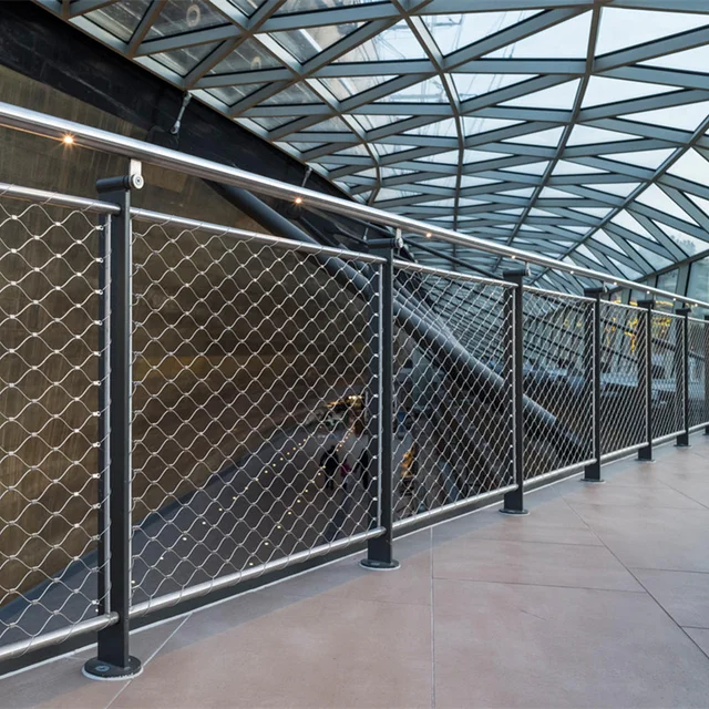 Flexible Balustrade, Stainless Steel Cable Netting For Balcony/stairway And