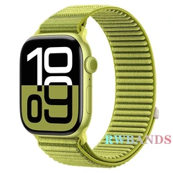Nylon Loop Strap Bracelet - 38 40 41mm - S10 42mm (Field green)