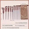 Set de 13 brochas de maquillaje premium: Difuminación y Suavidad | Emoape