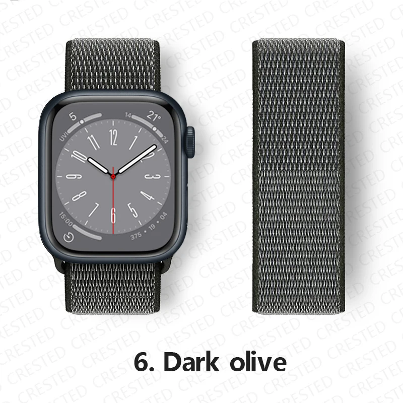 Versatile Nylon Loop Watch Band Bracelet in Various Sizes