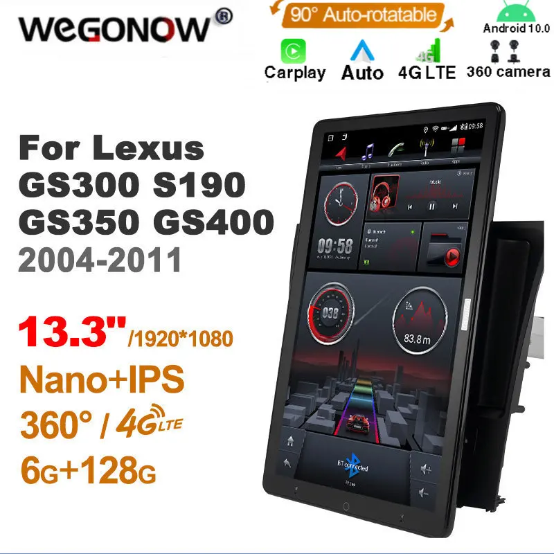 

Android10.0 Ownice Car Radio Auto for Lexus GS300 S190 GS350 GS400 GS430 GS450h GS460 GS 300 III 3 350 400 430 450h 460 No DVD