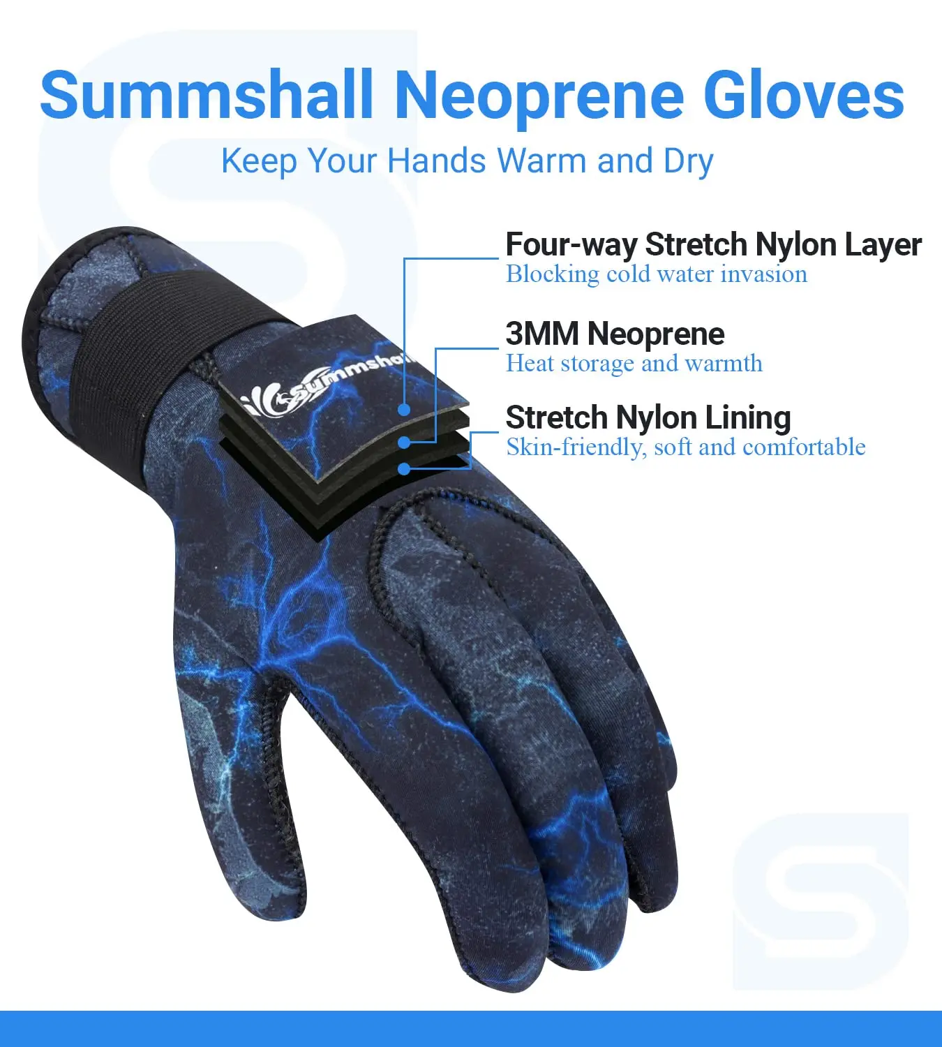 3mm Neoprene Diving Socks Diving Gloves Non-slip Gloves Swimming Boots For Spearfishing Swimming Rafting Kayaking Surfing 2
