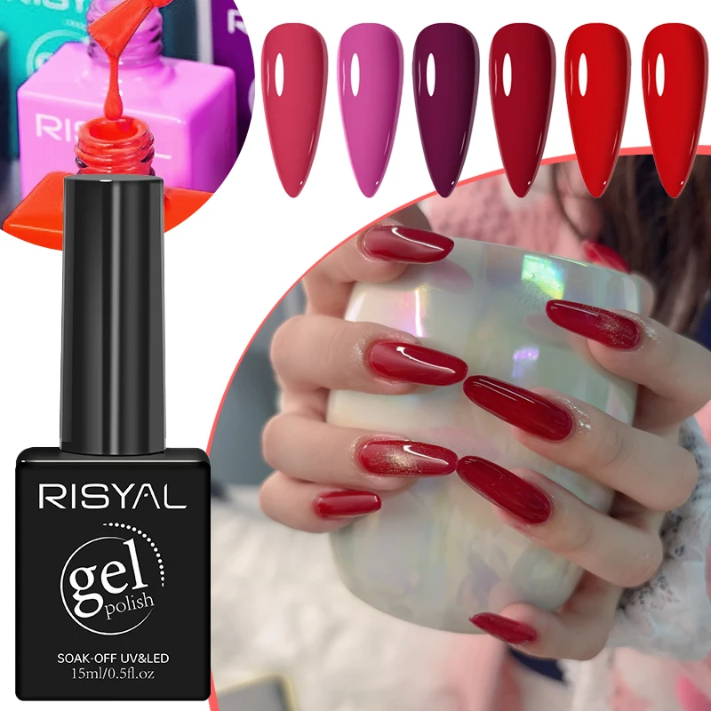 15ml Neon Gel Nail Polish Set - Vibrant Multi-Color Collection
