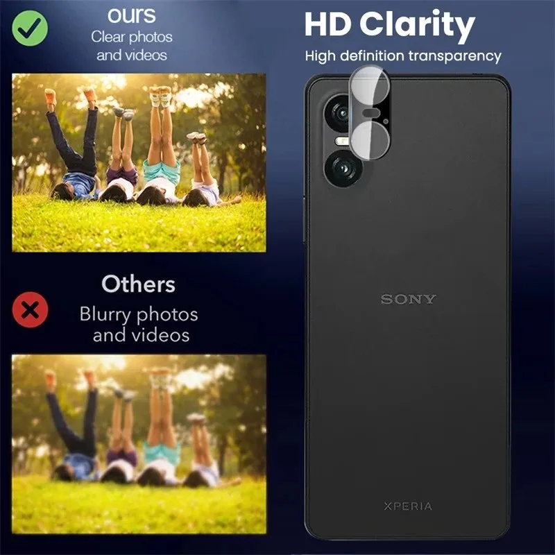 Premium Tempered Glass Full Cover Camera Lens Protector