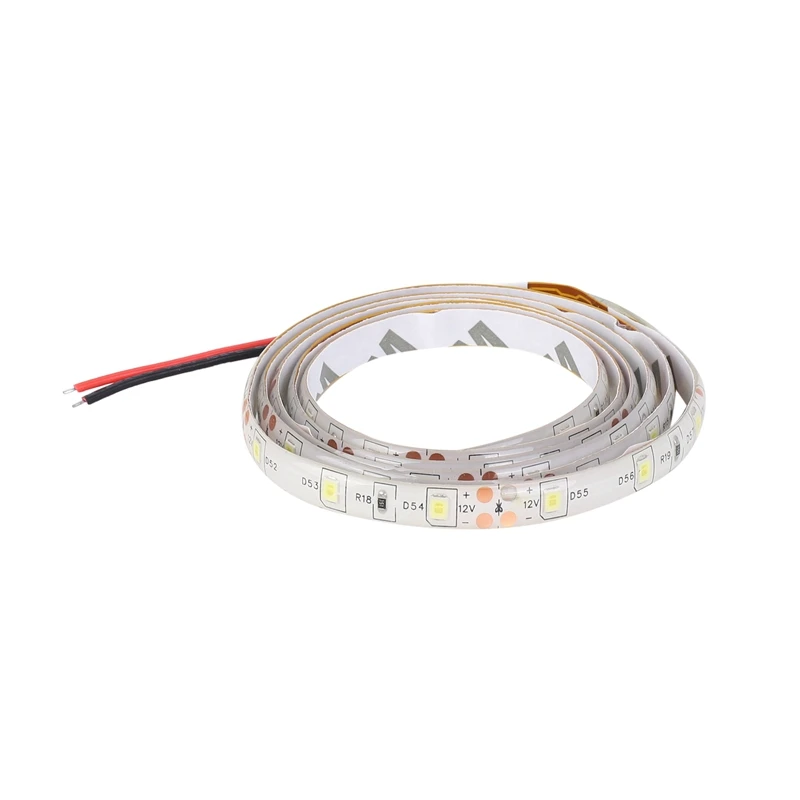 SMD 방수 LED 라이트 스트립, DC 12V, 흰색, 1M, 60-3528, 10 개