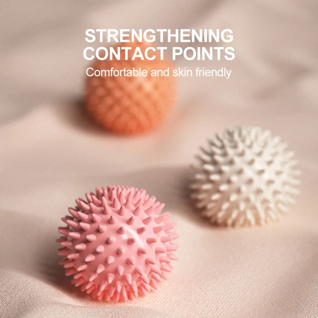 Durable PVC Spiky Massage Ball Trigger Point Sport Fitness Hand Foot Pain Relief Plantar Fasciitis Reliever Hedgehog Balls 6cm 2