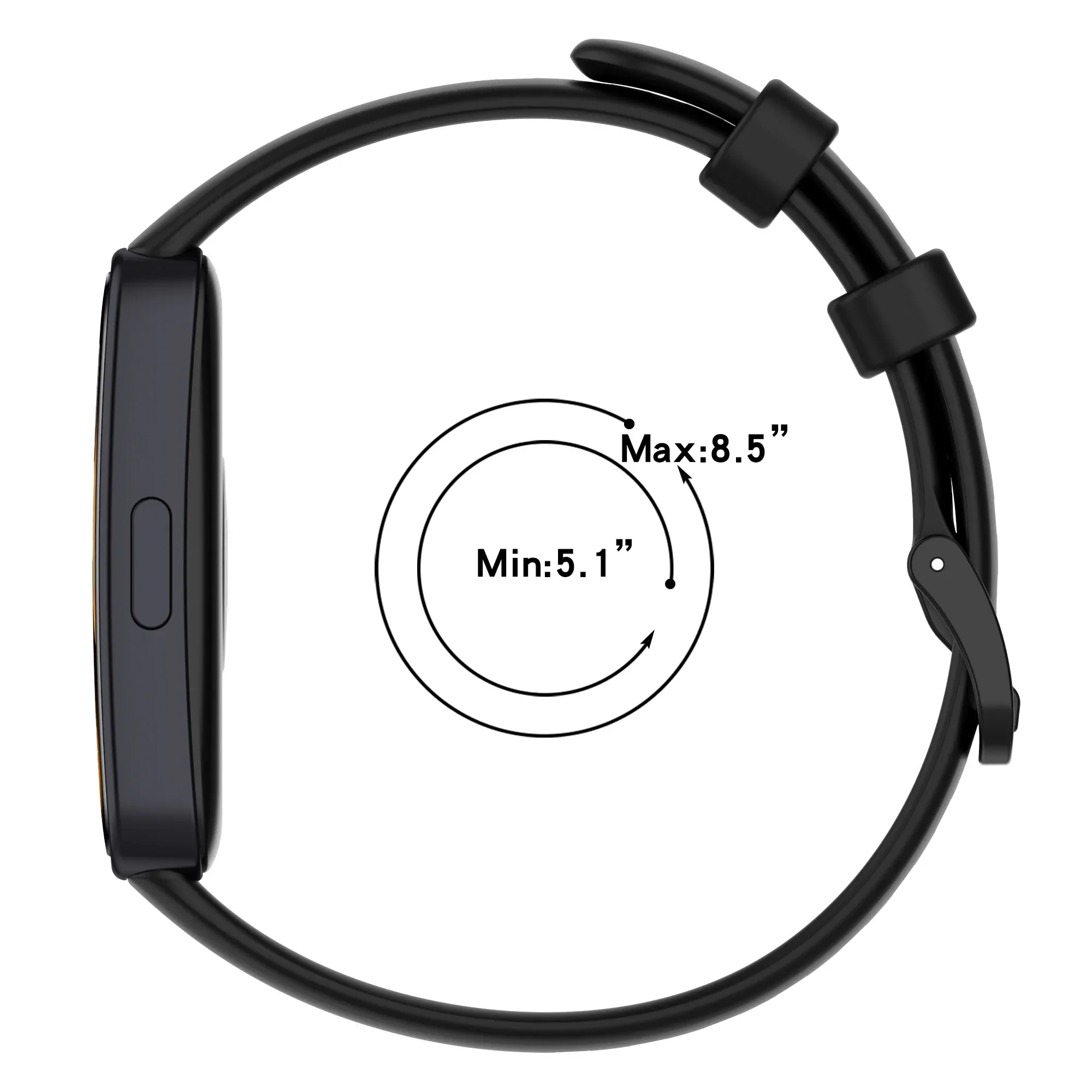 High-Quality Silicone Sports Strap - Original Replacement Wristband