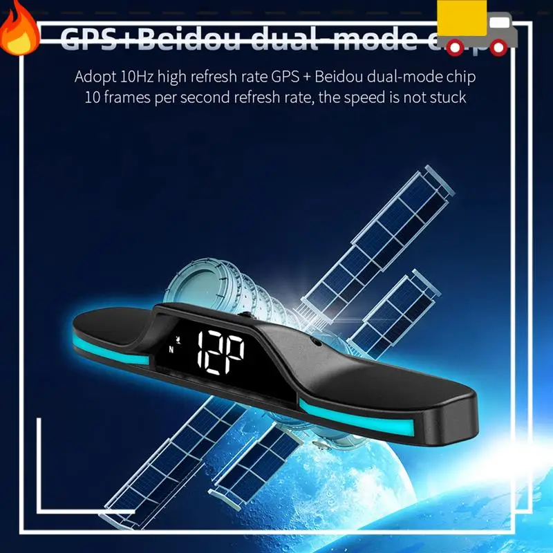 G15 HUD Head-Up Display GPS Speeding Alarm Driving Speed Car Display Universal Parts Accessories