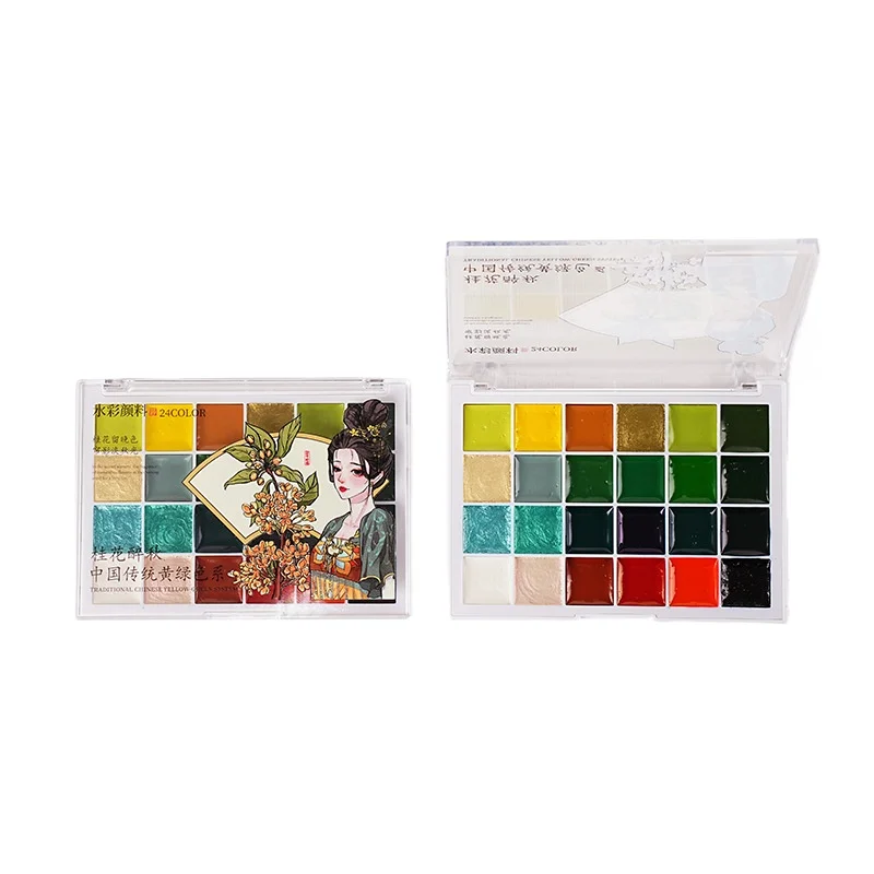Acrylic Watercolor Pigment Box Set for Art Students and Professionals