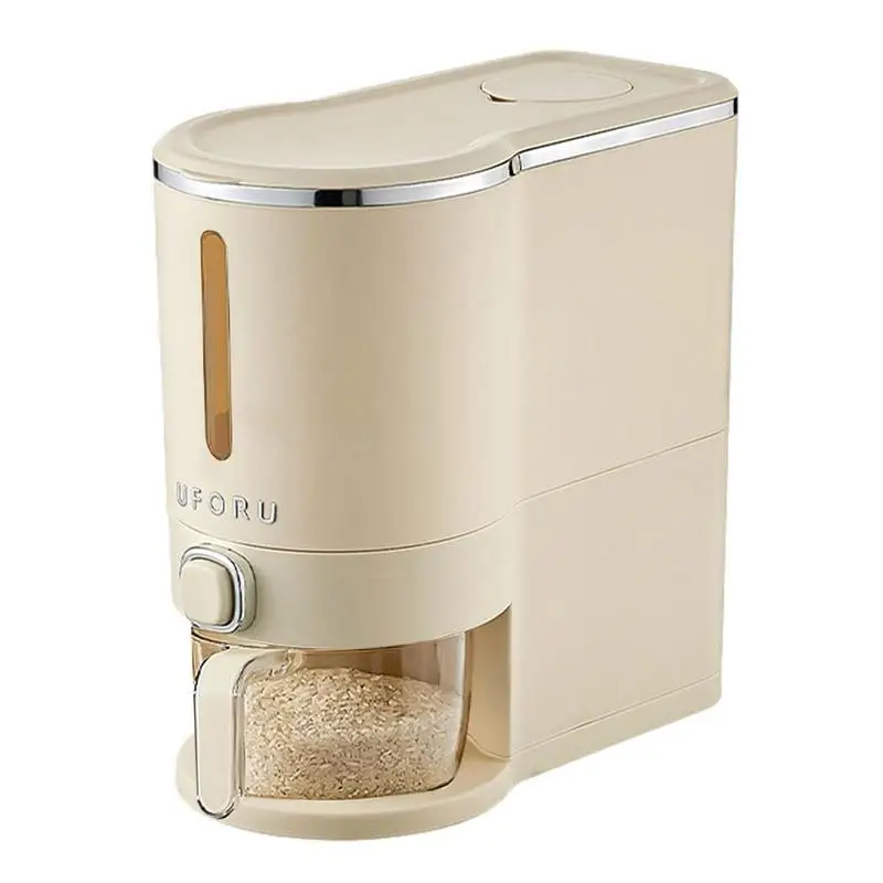 

Sealed Rice Bucket Dry Food Dispenser Rice Bucket Rice Storage Box Dry Food Dispenser For Cabinets Cupboard Refrigerators Pantry