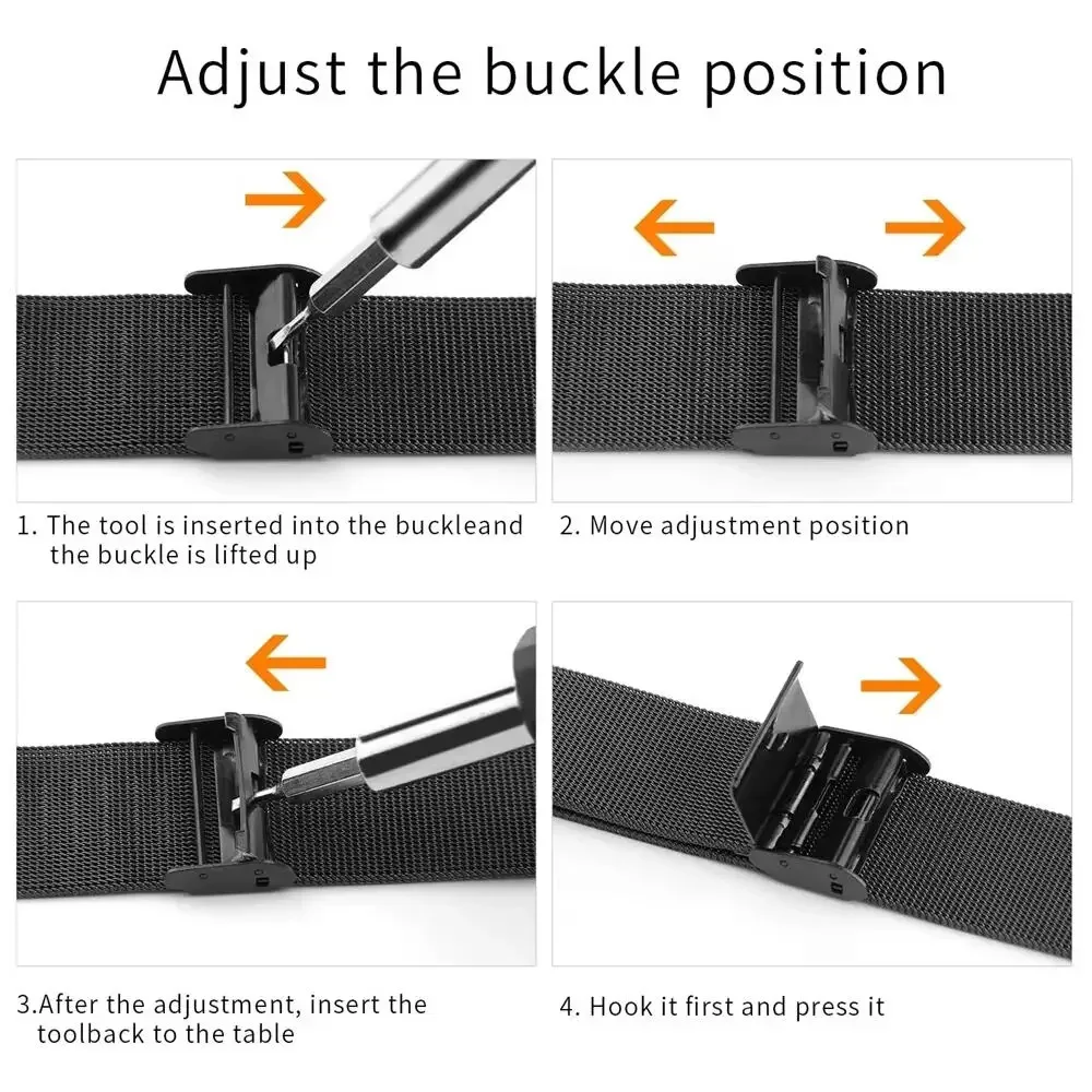 Stainless Steel Mesh Breathable Strap